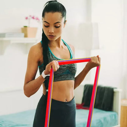 5~125Lbs Tpe Gym Resistance Bands Gym Equipment for Home Boxing Yoga Exercise Equipment Shoulder Back Rehab for Woman Man