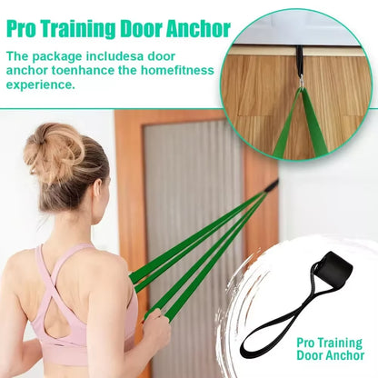 5~125Lbs Tpe Gym Resistance Bands Gym Equipment for Home Boxing Yoga Exercise Equipment Shoulder Back Rehab for Woman Man