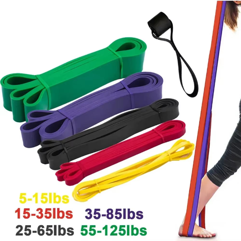 5~125Lbs Tpe Gym Resistance Bands Gym Equipment for Home Boxing Yoga Exercise Equipment Shoulder Back Rehab for Woman Man